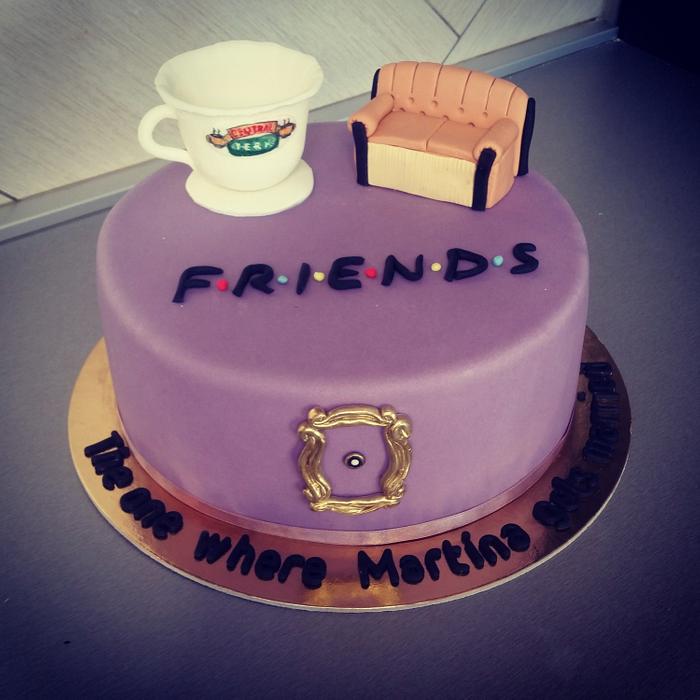 FRIENDS COUCH FONDANT CAKE - Rashmi's Bakery