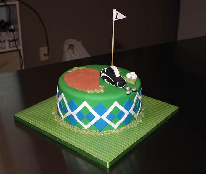 Retirement Golf Cake