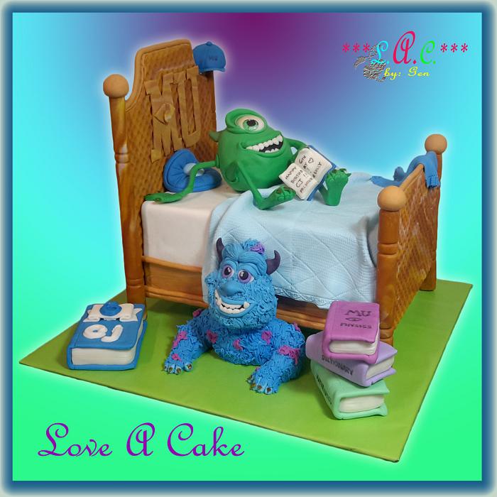 MU-themed Birthday Cake
