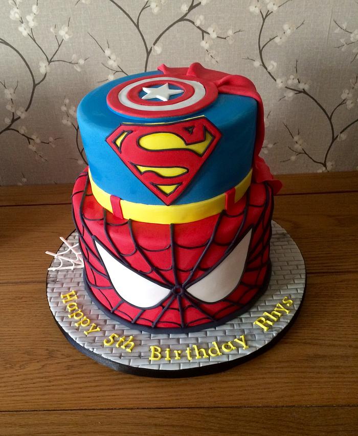 Super Hero Cake!!