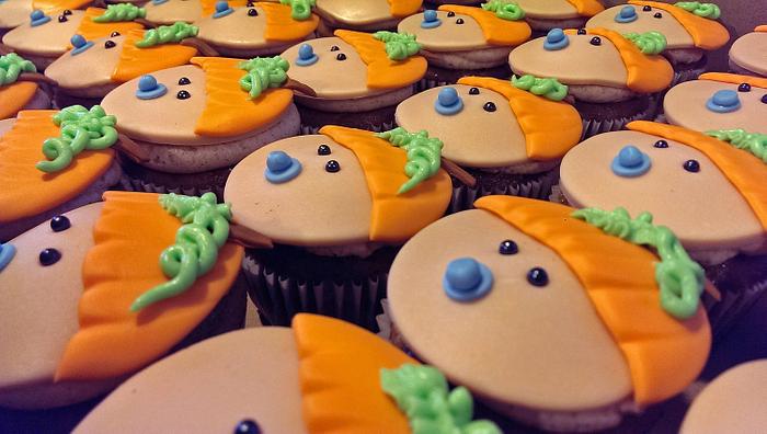 My Little Pumpkin Baby Shower Cupcakes