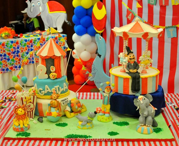 Carnival themed cake