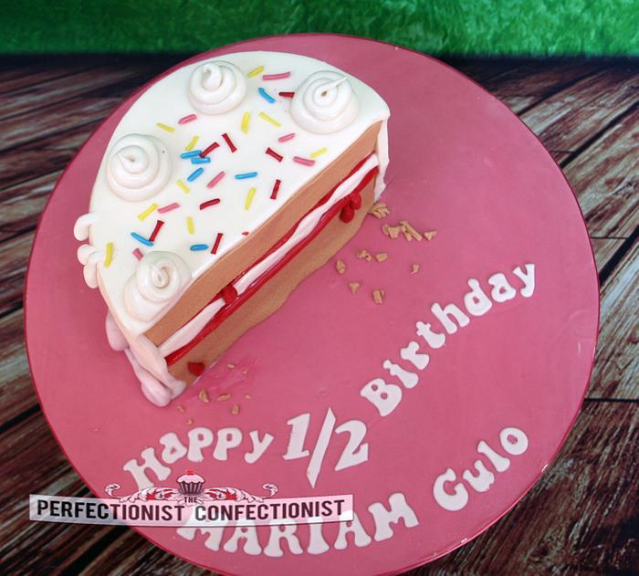 Mariam - Half Birthday Cake 