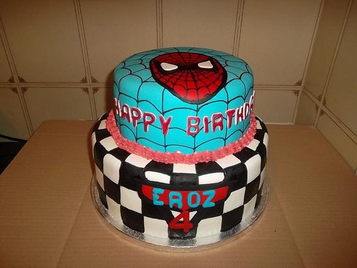 spiderman and cars in one......