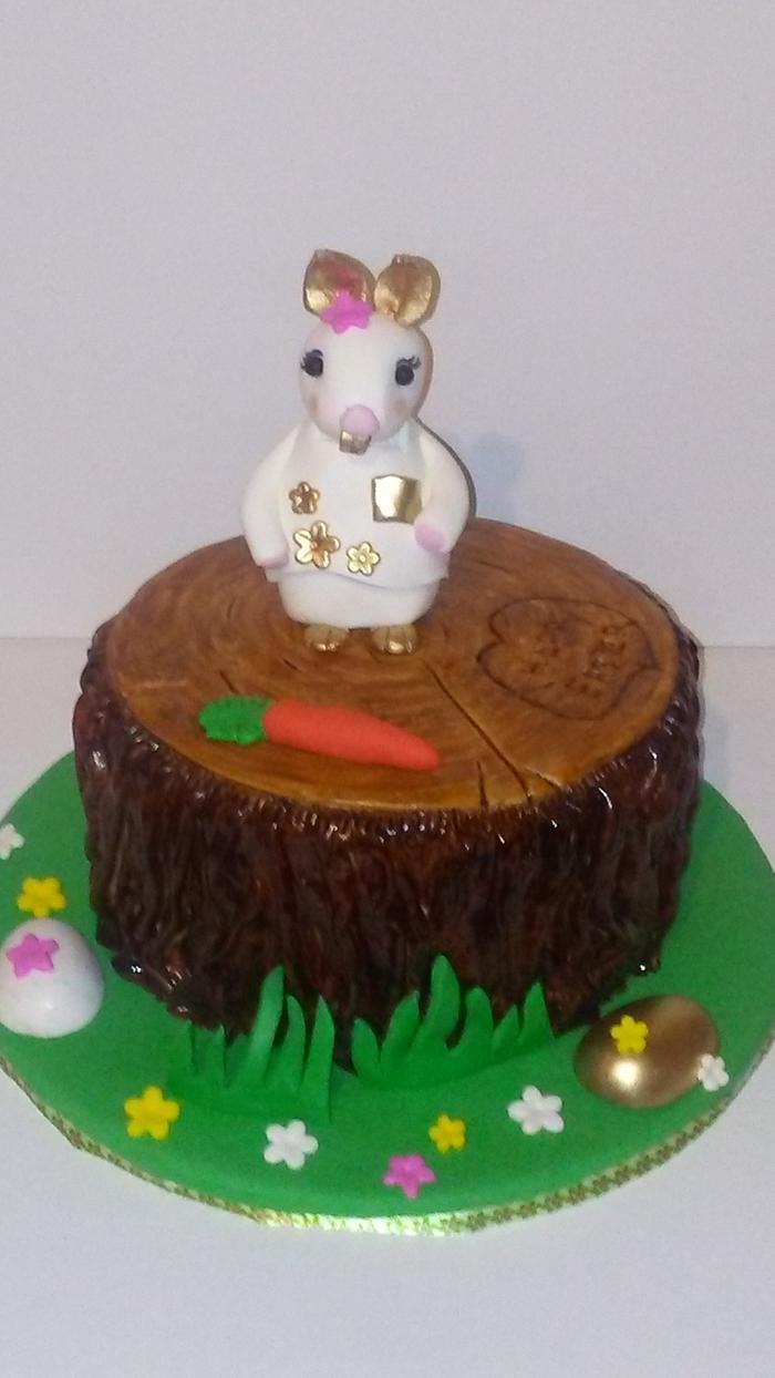 Easter bunny cake..