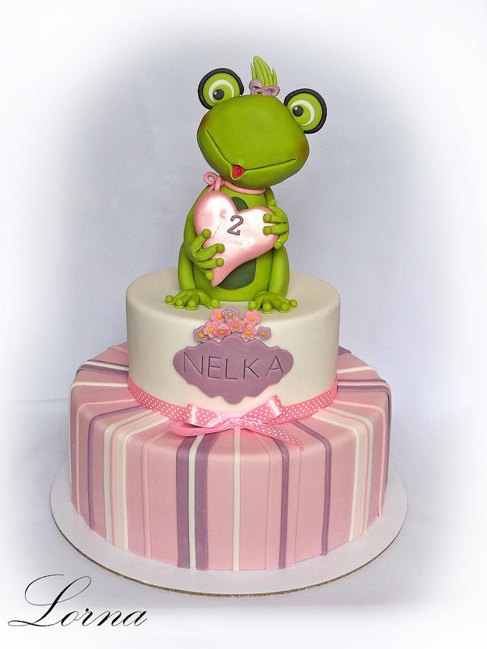 Frog cake..