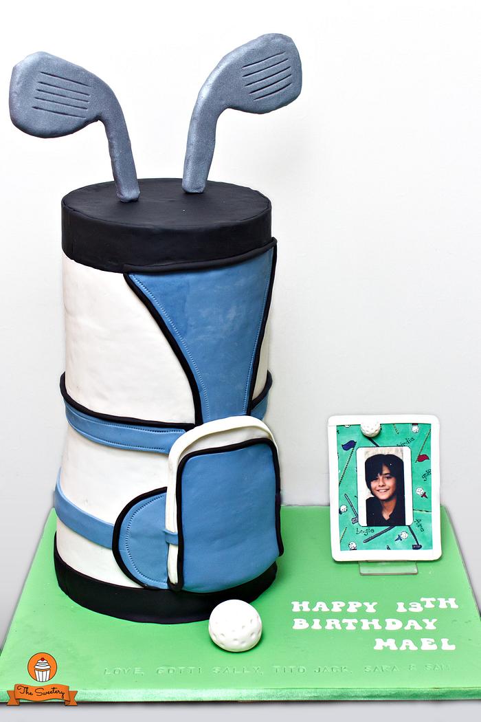 Golf Bag Cake