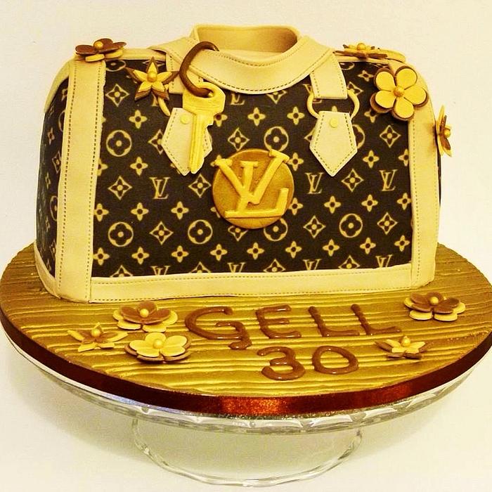My First Louis Vuitton Bag Cake - Decorated Cake by Gen - CakesDecor
