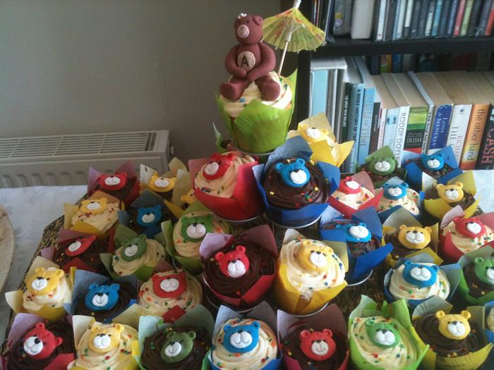 Teddybear cupcakes