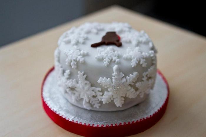 My first Christmas cakes
