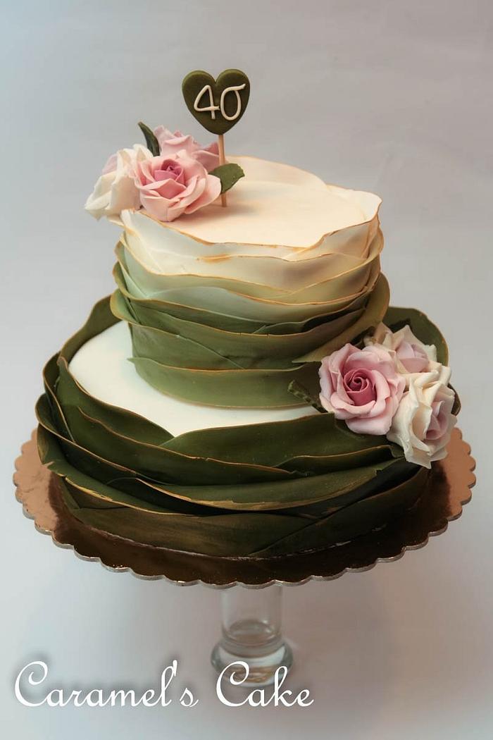 Frill cake