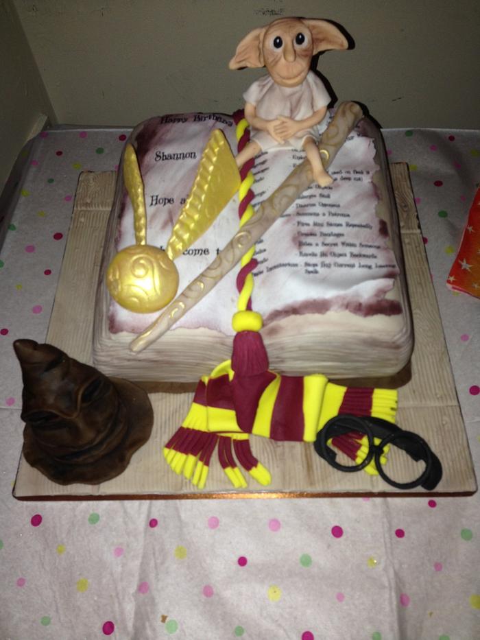 Harry Potter inspired birthday cake