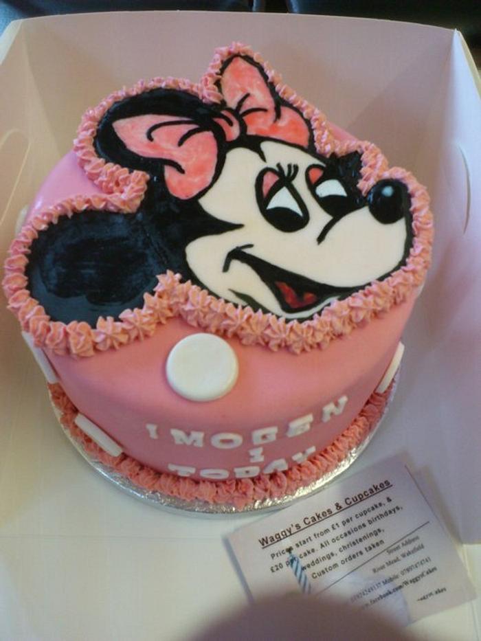 Mickey Mouse & Minnie Mouse 6" cakes twins cakes