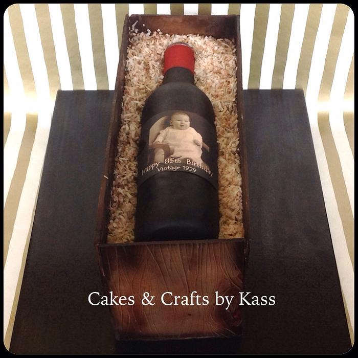 Wine Crate Cake 