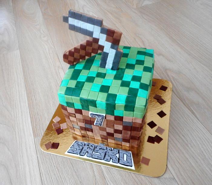 Minecraft cake  