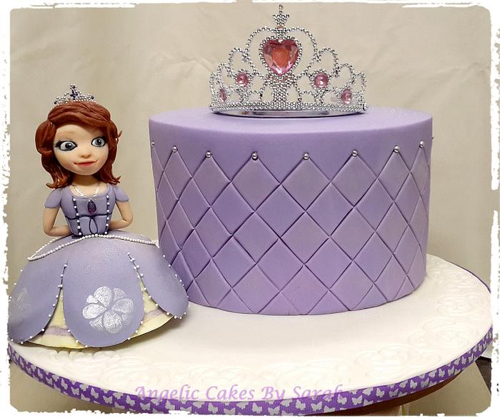 Cake Designs of Girls. Sofia Girl Photo Cake. Noida & Gurgaon – Creme Castle