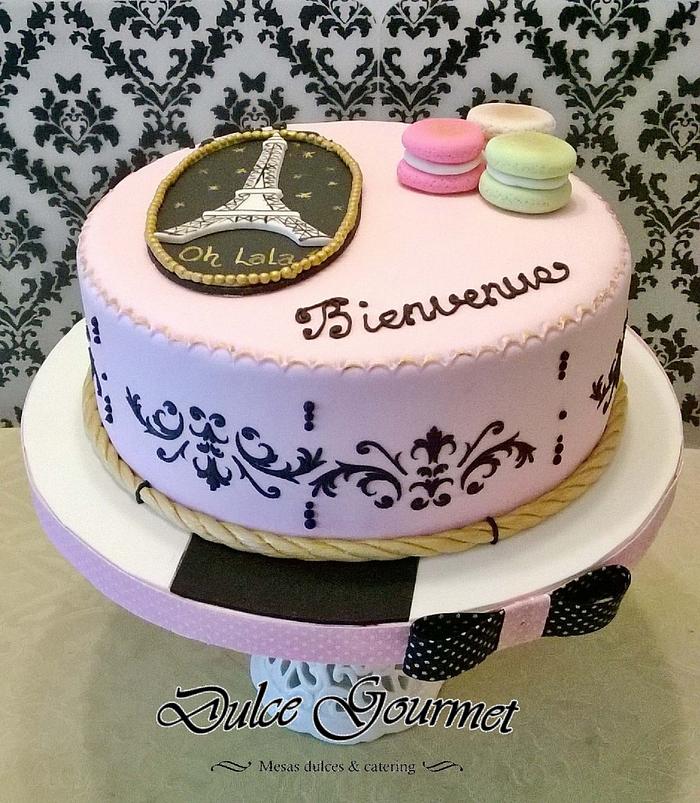 Paris themed cake!