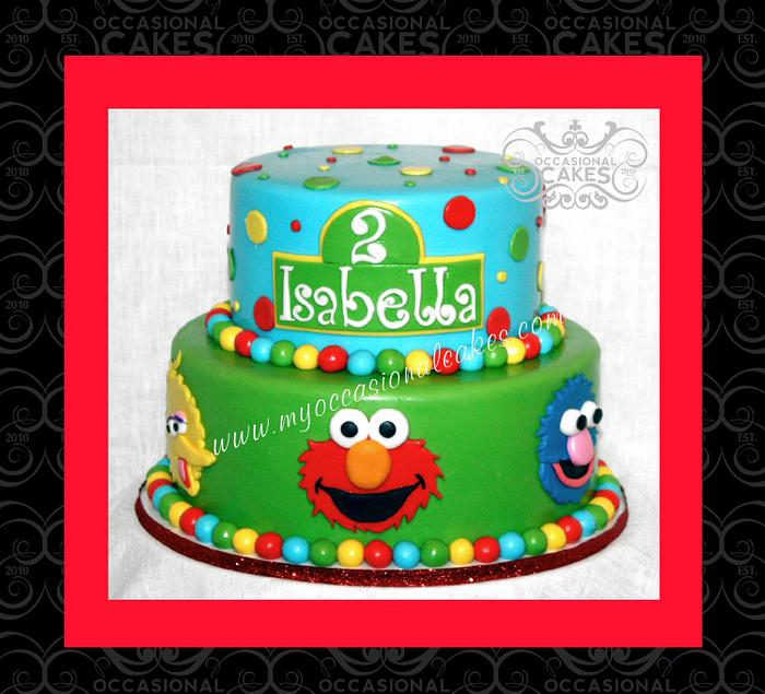 Sesame Street birthday cake