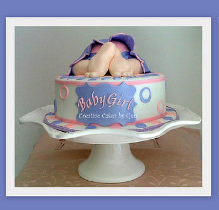 Baby rump cake