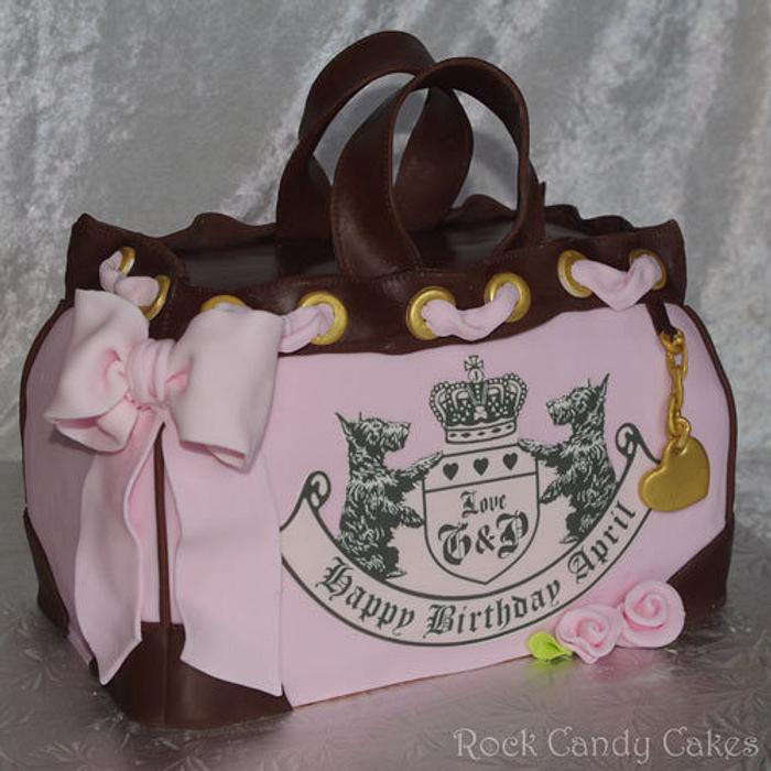 Pink Designer Purse - Decorated Cake by Rock Candy Cakes - CakesDecor
