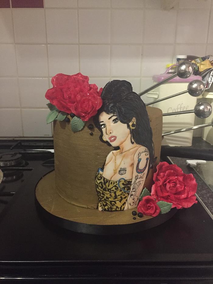 Amy Winehouse Cake