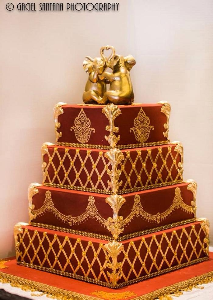 Regal Wedding Cake