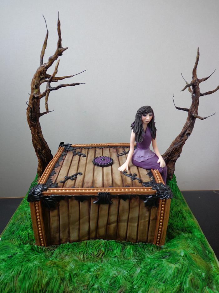 Pandora's Box Cake