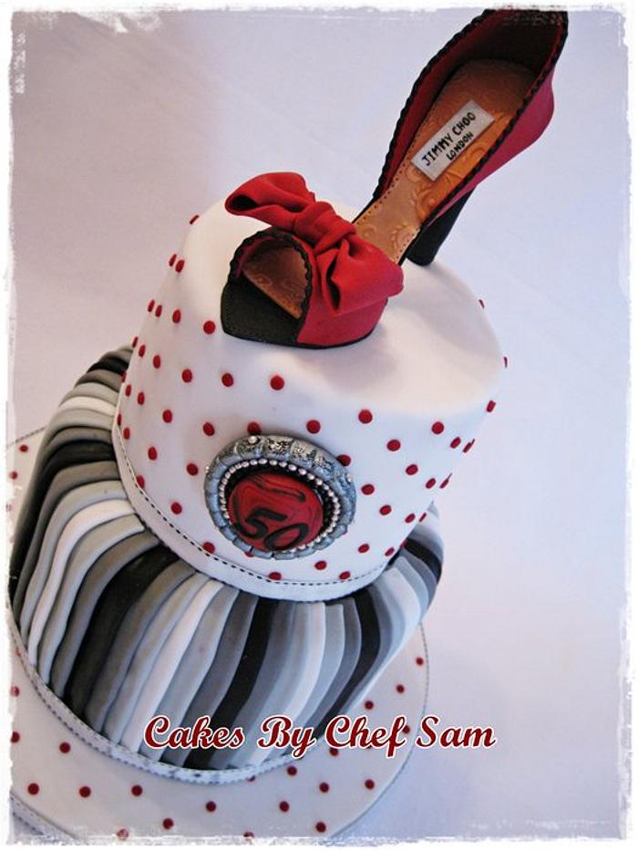 Fashion Shoe Cake