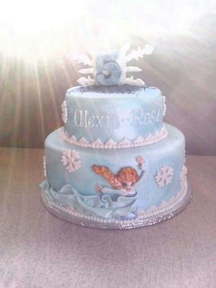 Elsa - Birthday cake for my daughter