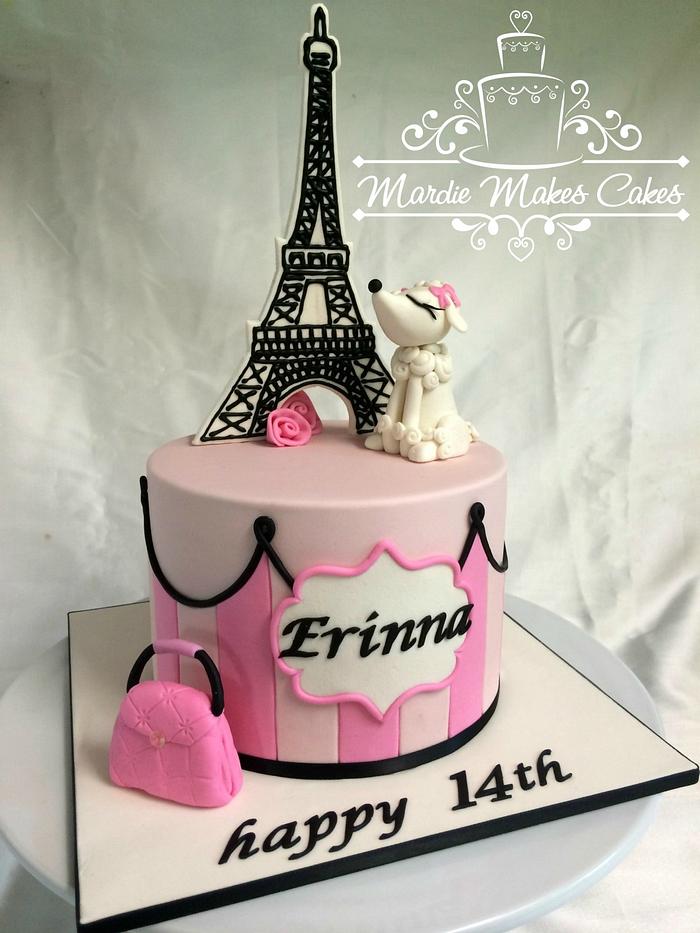 Cakes Paris Themed Birthday