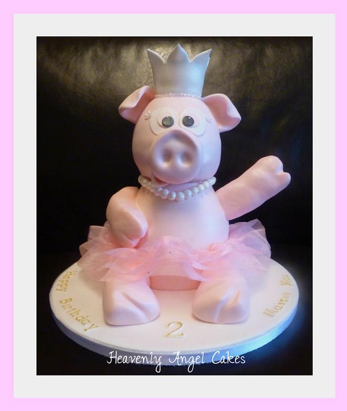 Princess Piggy Cake