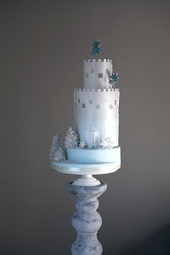Winter Castle Cake