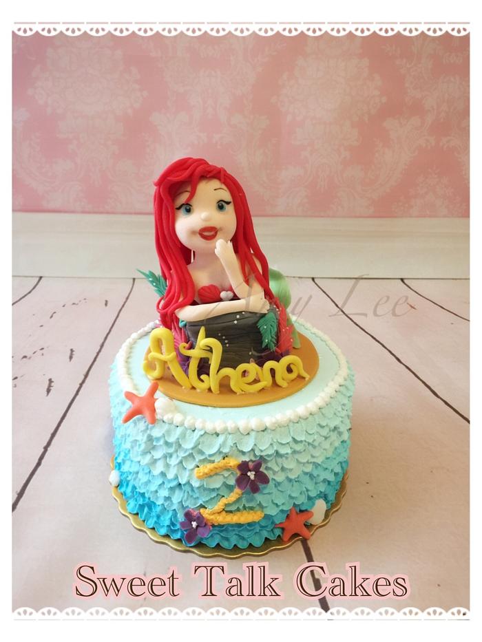 Little mermaid cake!
