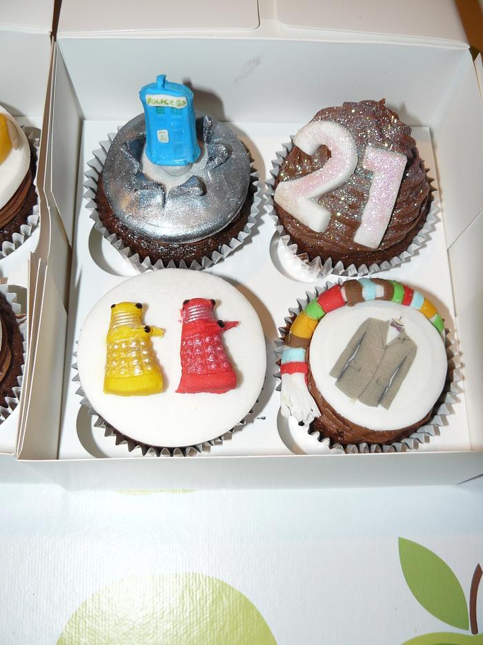 Dr Who cupcakes 