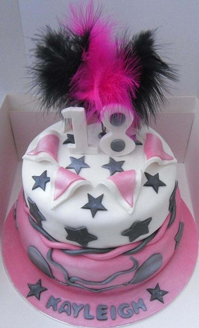 18th celebration cake
