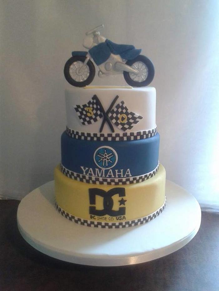 Yamaha motocross cake