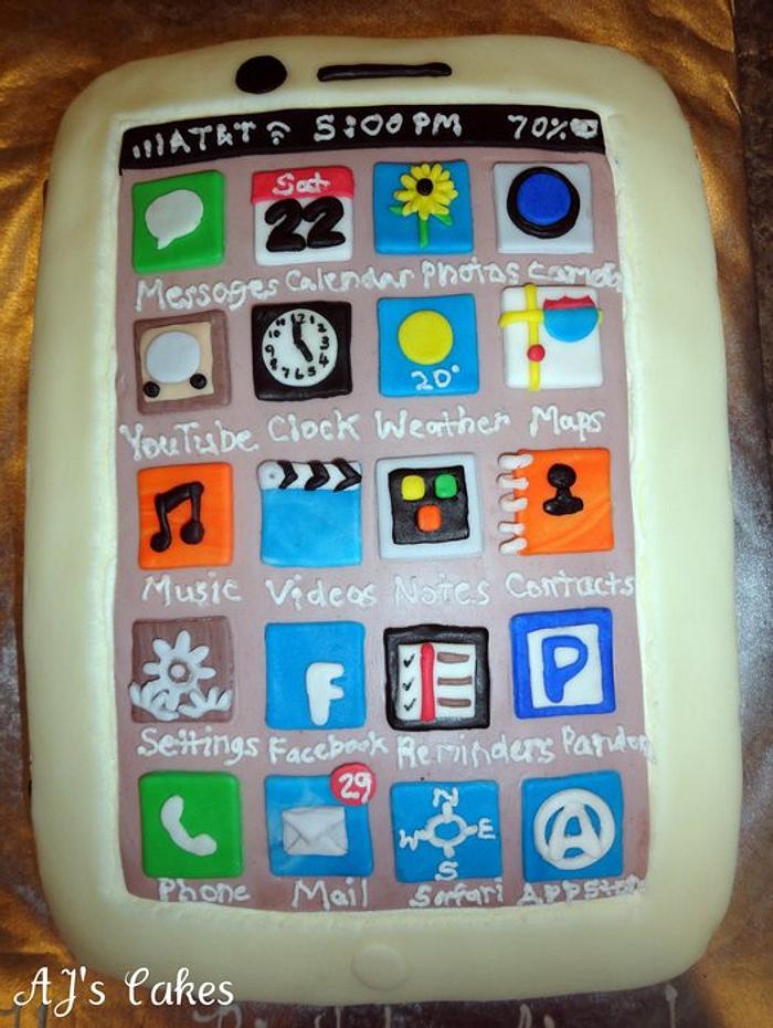 I Phone Cake