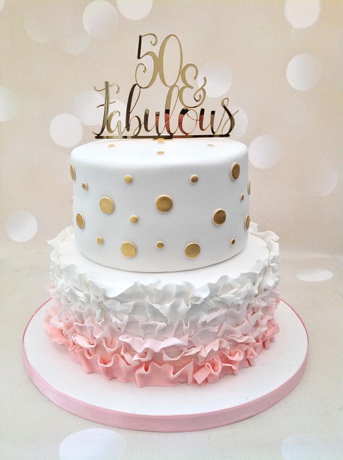 A glam cake for a glam Mum's 50th