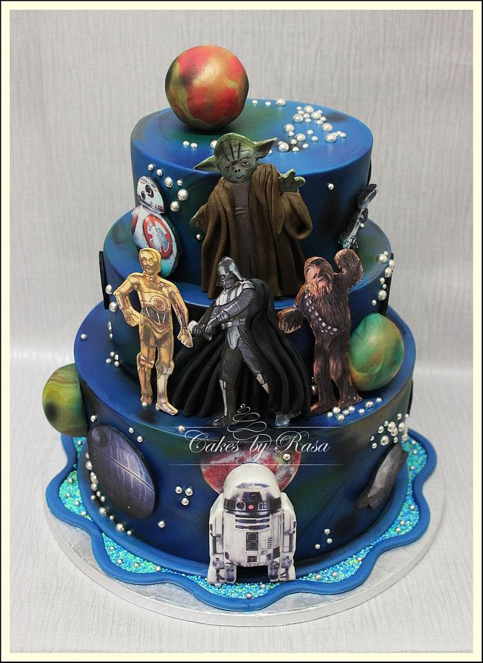 Star wars birthday cake