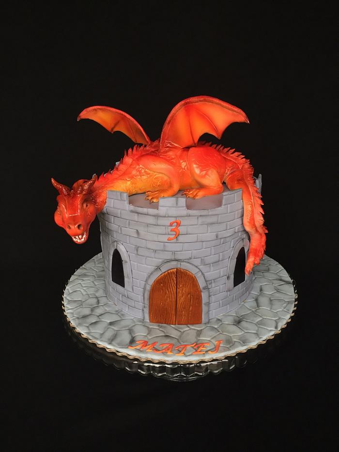 Red Dragon cake