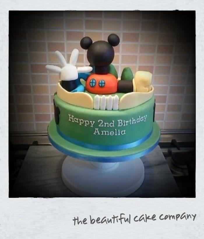 Mickey Mouse Clubhouse Birthday Cake