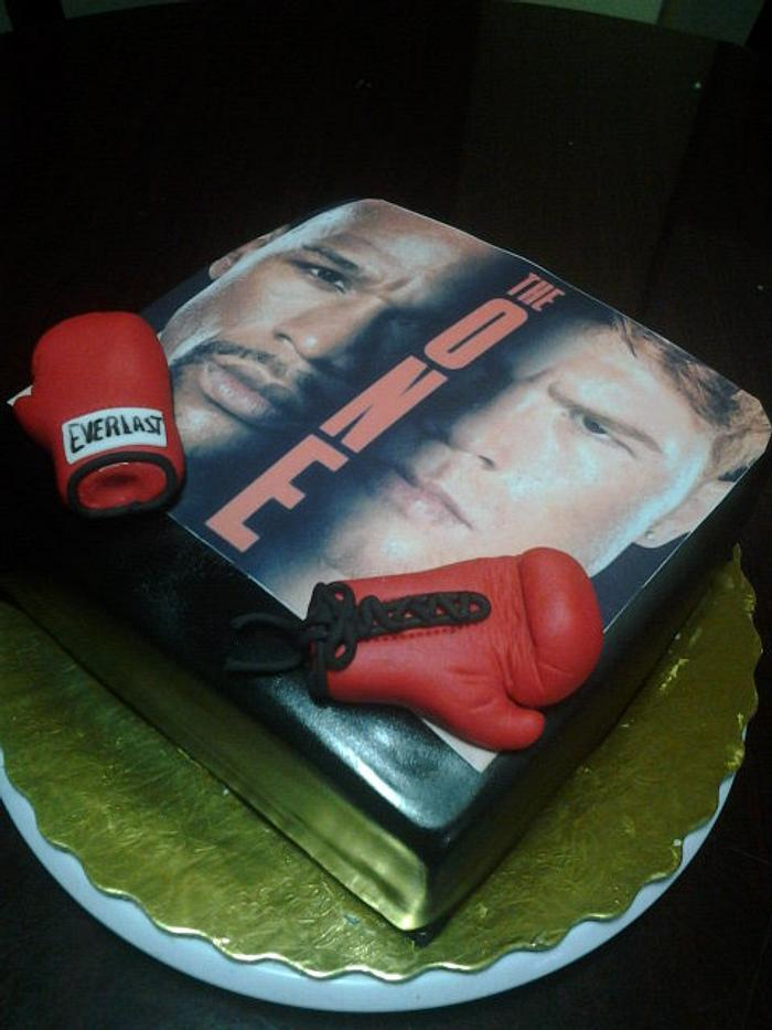Cake for the big fight