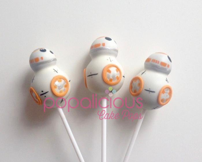 BB8 Star Wars Cake Pops