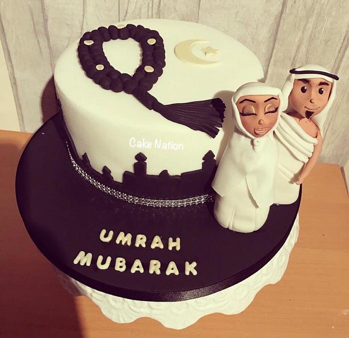 Umrah Mubarak Cake