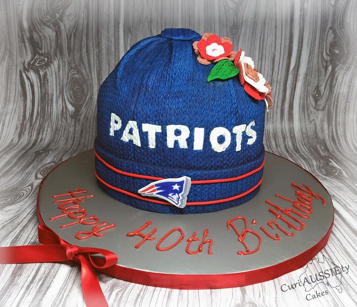 Patriots fan birthday cake!