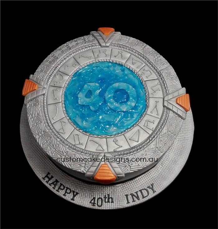 Stargate Portal Cake