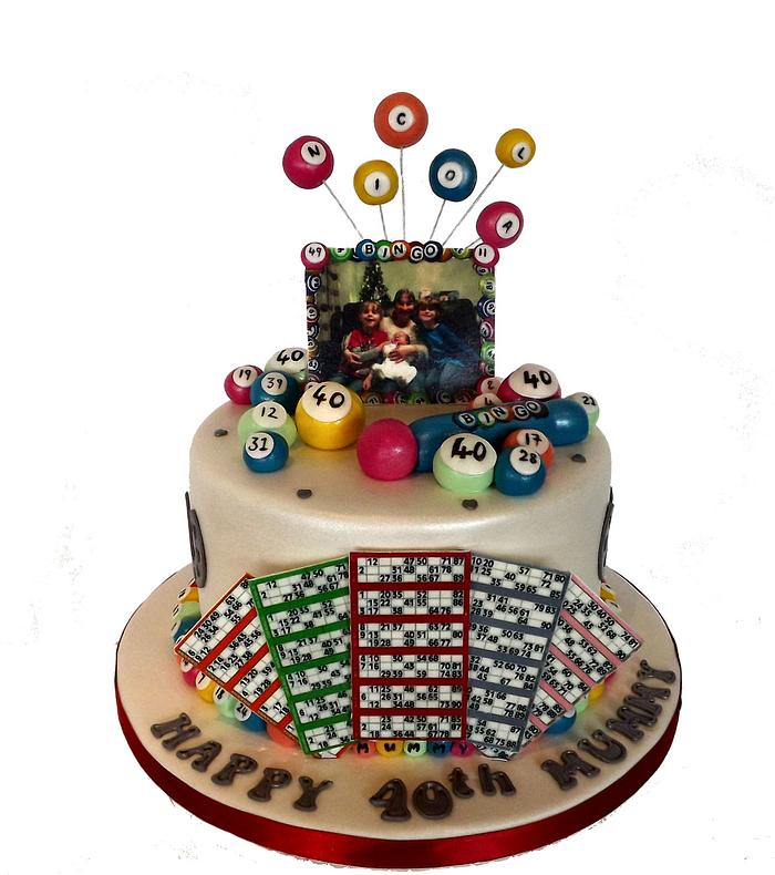 Second Generation Cake Design: Bingo Birthday Cake