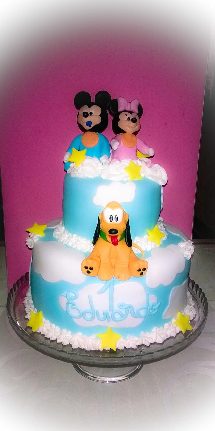 Mickey's world of magic | Mickey cakes, Disney birthday cakes, Disney cakes