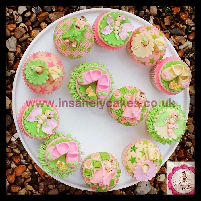 Sugar 'n Spice 'n all things nice Baby Shower Cupcakes!!!