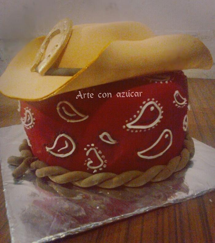 Cowboy cake,pastel vaquero